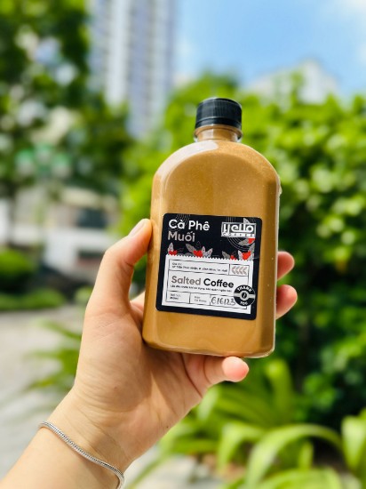 Ảnh của Cà phê muối Hello Coffee chuẩn Huế, chai 350ml