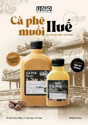 Ảnh của Cà phê muối Hello Coffee chuẩn Huế, chai 100ml